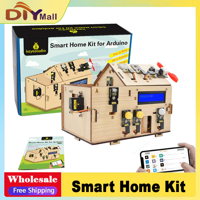 Kit Rumah Pintar IoT Keyestudi - Smart Home Automation Diy ulasan dan harga
