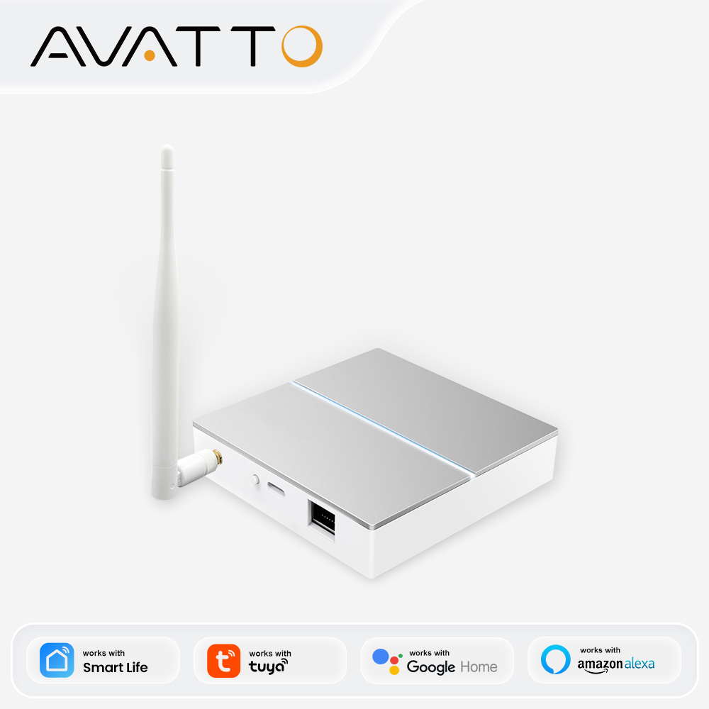 AVATTO Tuya ZigBee Gateway den - Matter Hub Thread ulasan dan harga